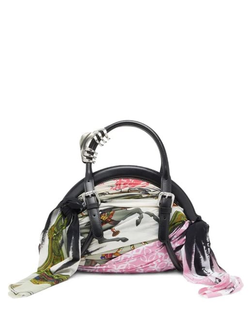 DIESEL White Trash-D Tote Bag