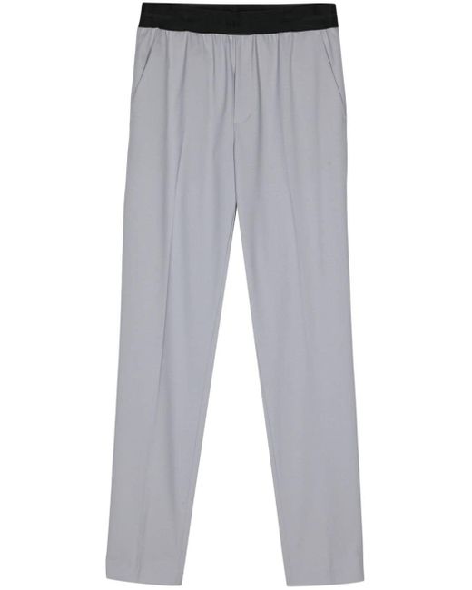 MSGM Gray Straight-leg Tailored Trousers