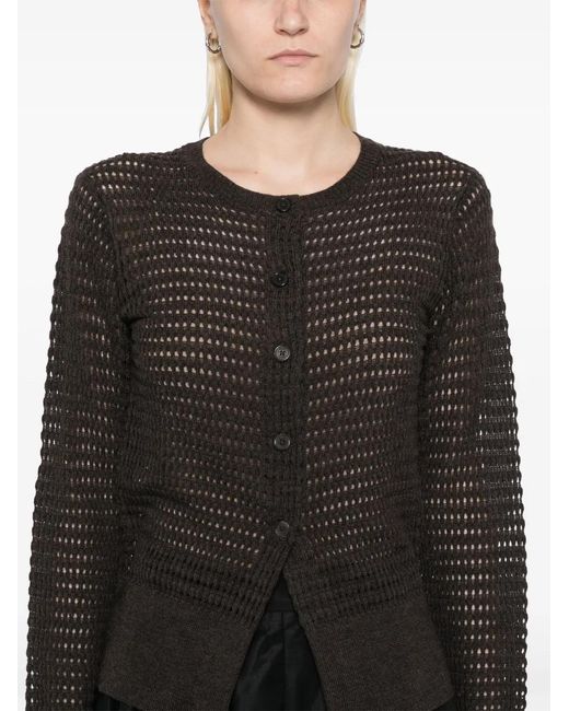 Mark Kenly Domino Tan Kessy Vest Van Merinowol in het Black