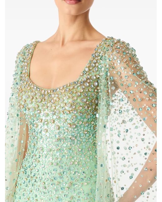 Jenny Packham Angel Wing ドレス Green