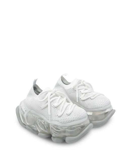 grounds White Skyscraper Sneakers