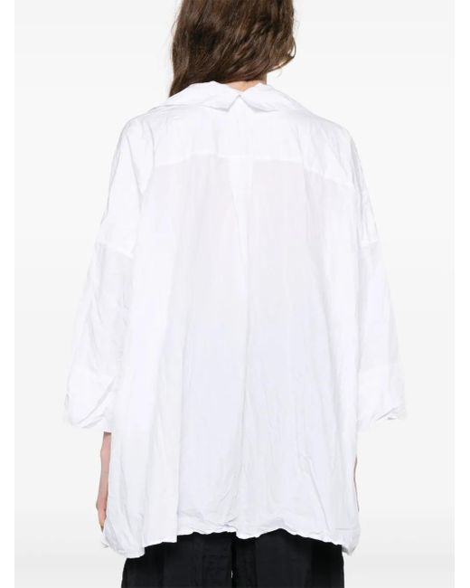Camisa de algodón Daniela Gregis de color White