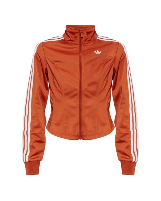 Adidas Orange Firebird Corset-Fit Performance Track Jacket