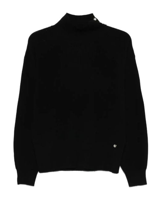 Liu Jo パールトリム セーター Black