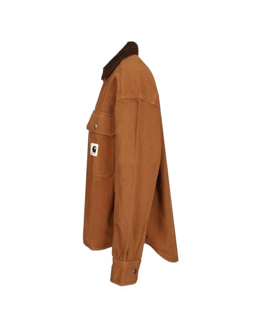 Carhartt Brown Prescott Buttoned Overshirt