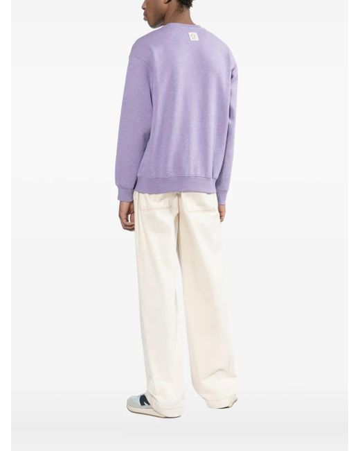 Aape By A Bathing Ape Purple Logo-Patched Sweatshirt for men