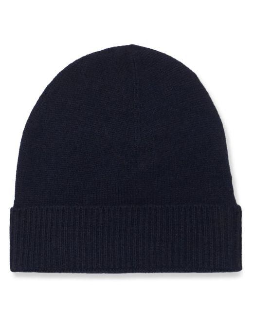 Brooks Brothers Blue Cashmere Beanie for men