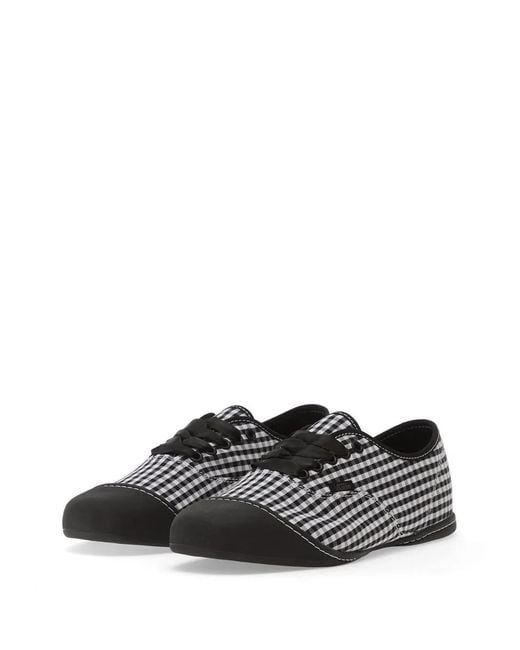 Vans White Baskets Authentic Prima À Carreaux Vichy