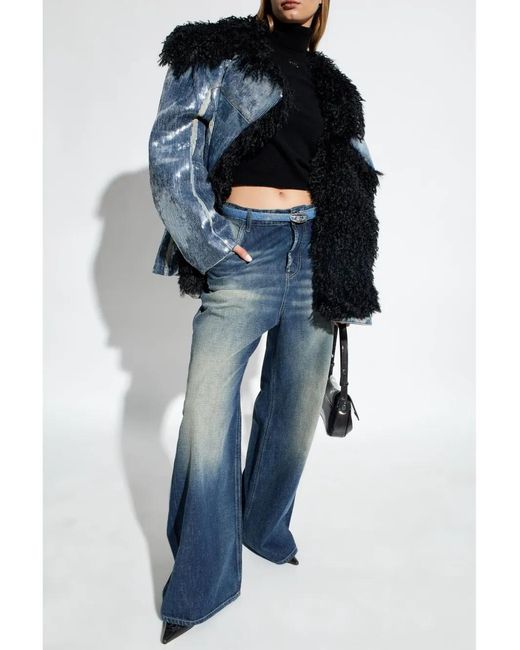DIESEL Black Jacket De-Bika-S