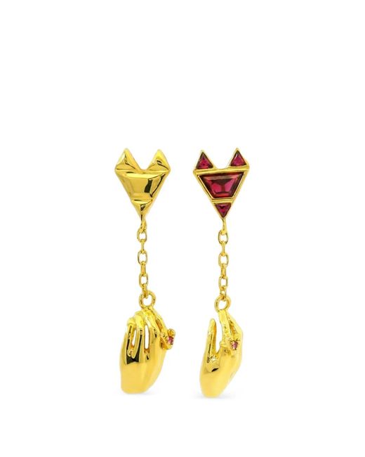 Di Volpe Metallic Ma Che Vuoi Drop Earrings