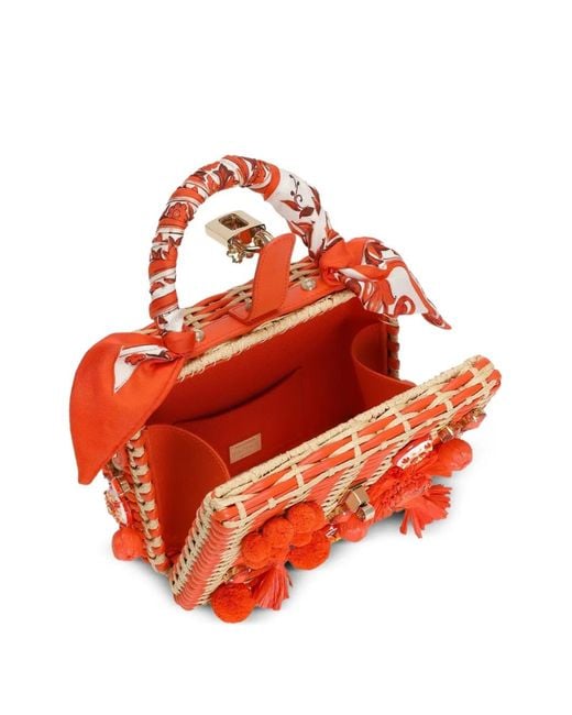 Dolce & Gabbana Red Dolce Box Handbag