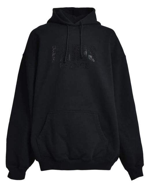 メンズ Vetements スタッズ パーカー Blue