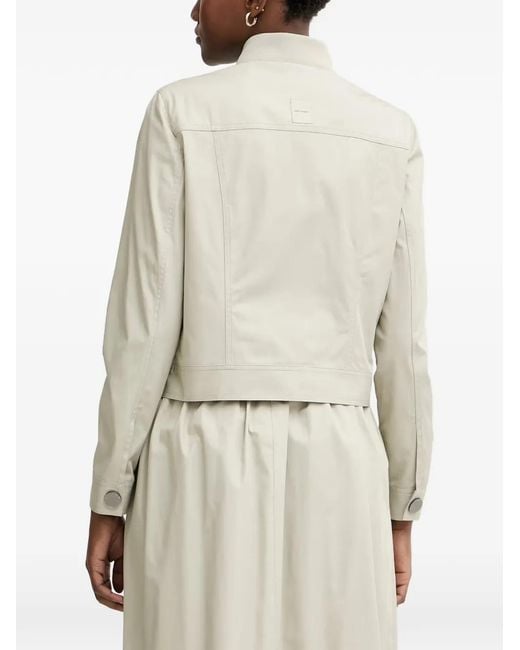 ARMANI EXCHANGE Natural Button-Up Chest-Pocket Jacket
