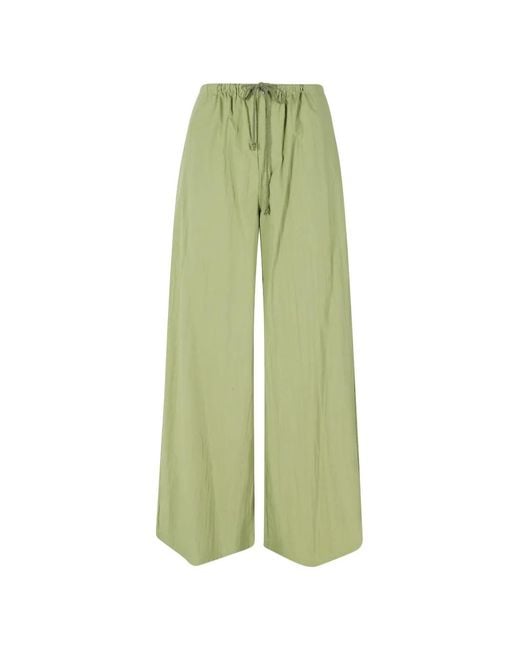 Isabelle Blanche Green Drawstring Pants