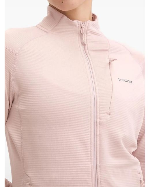 Viking Pink Birger Zip-Up Ribbed Jacket
