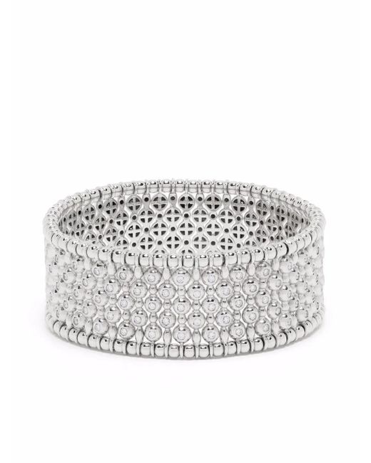 Pragnell White 18Kt Bohemia Wide Bangle