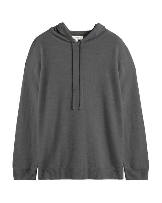 Chinti & Parker ロングスリーブ ニットパーカー Gray