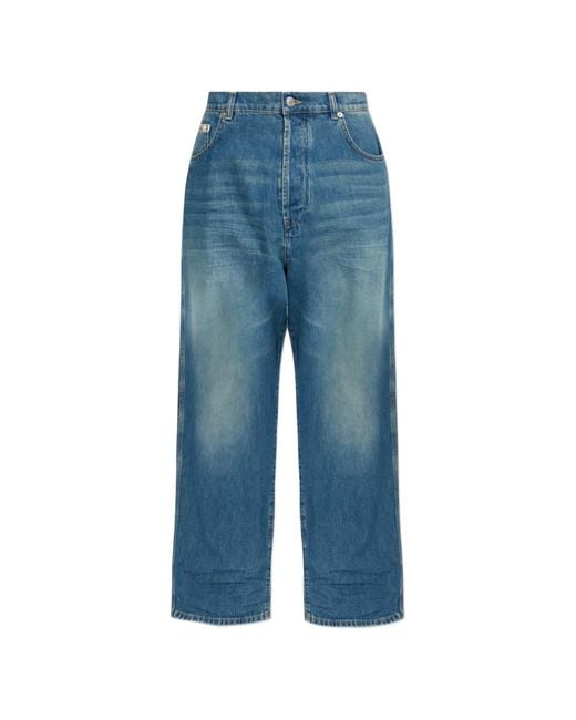 Moschino Blue Pocket Jeans for men