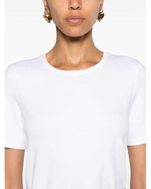 T-shirt con ricamo di Max Mara in White