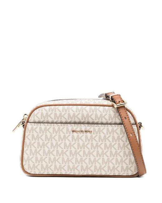 Michael Kors Natural Small Jet Set Crossbody Bag