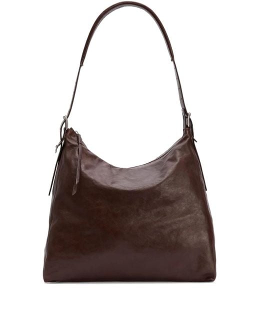 Lemaire Belted Shoulder Bag in Brown | Lyst