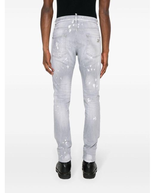 DSquared² Skinny Jeans in het Gray voor heren