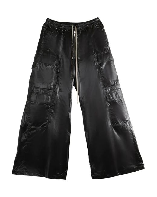Pantalones Cargo Con Cordón Rick Owens de hombre de color Black