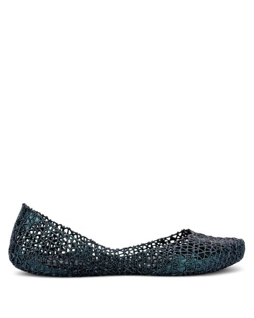 Melissa Blue X Campana Papel Ballerines