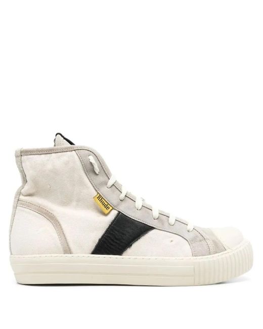 メンズ Rhude ハイカット スニーカー Natural