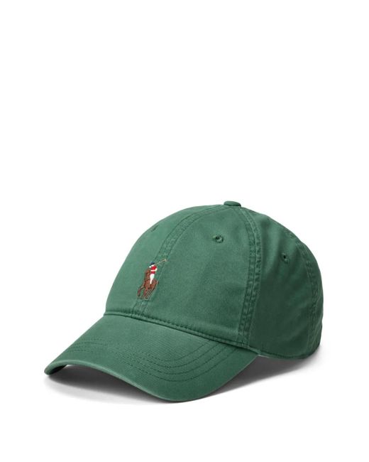 Polo Ralph Lauren Green Polo Pony-Embroidered Baseball Cap for men