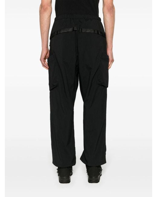Acronym Black Low-rise Cargo Trousers for men
