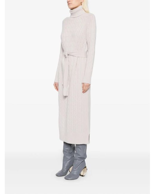 N.Peal Cashmere White Longline Dress