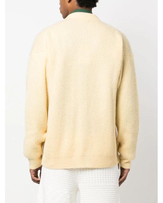 Drole de Monsieur Vest Met Geborduurde Bloem in het Natural voor heren