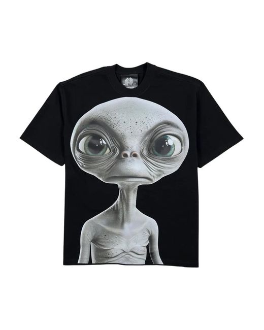 M4MaddMaxx Alien T-Shirt in Black for Men | Lyst UK