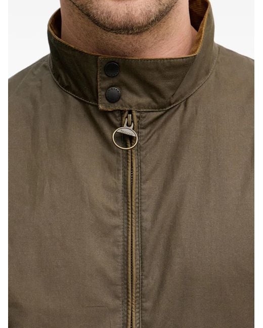 Barbour Green Royston High-Neck Jacket for men