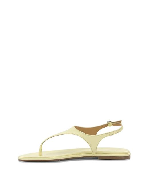 Aeyde White Raine Buckle-Fastening Thong Sandals