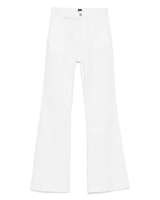 Boss フレアジーンズ White