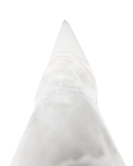 Botas Andy con tacón de 120 mm Le Silla de color White