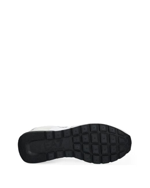 EA7 White Ea7 Logo Sneakers