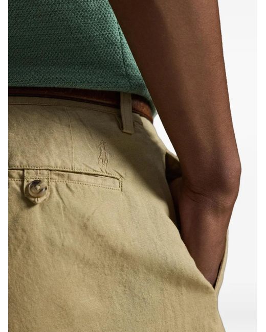 Polo Ralph Lauren Natural Embroidered Chino Trousers for men
