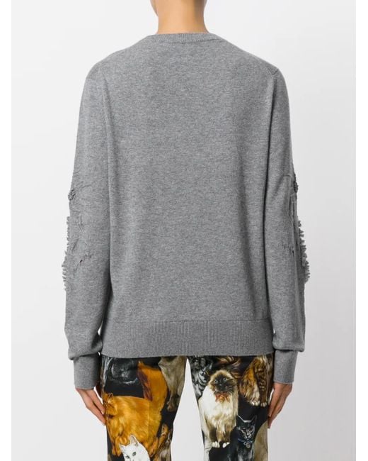 Barrie Gray Romantic Timeless Cashmere Round Neck Pullover