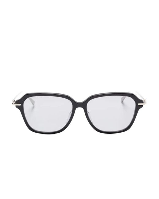 Megane and Me Black Unity Square-Frame Sunglasses