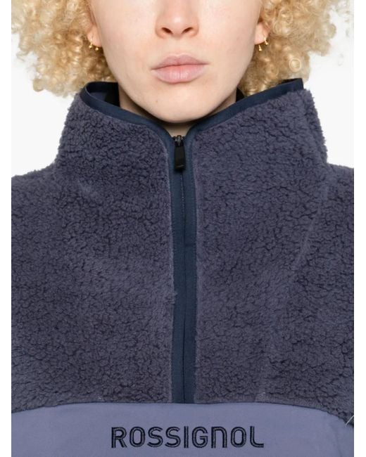 Rossignol Blue Alltrack Half-Zip Fleece Jacket