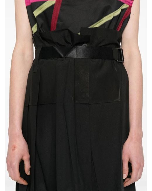 Issey Miyake Black Pleated Skirt