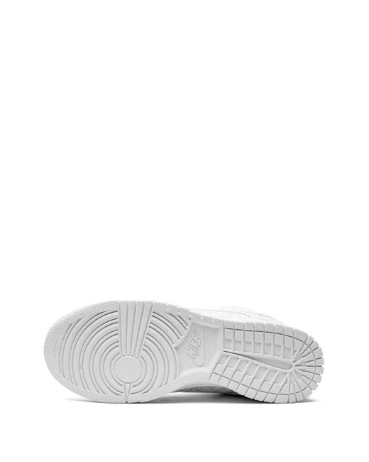 Nike White Dunk Low Paisley' Sneakers
