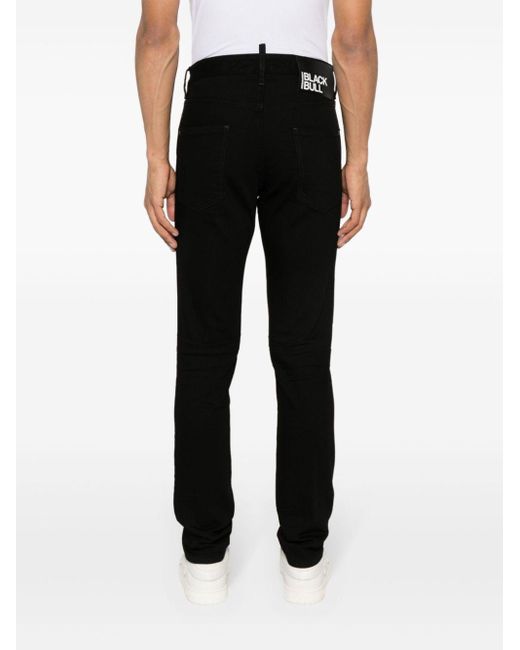 Jeans slim Cool Guy di DSquared² in Black da Uomo