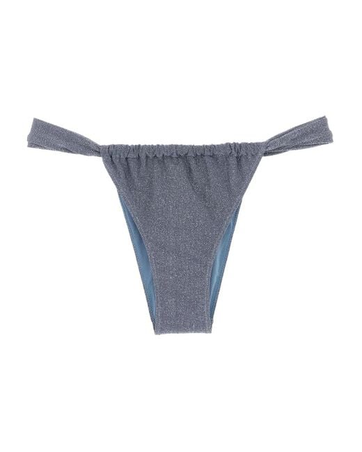 Mc2 Saint Barth Blue Noelle Bikini Bottoms