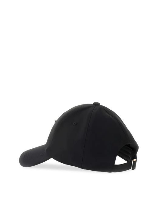 Guess Black Logo-Plaque Baseball Cap
