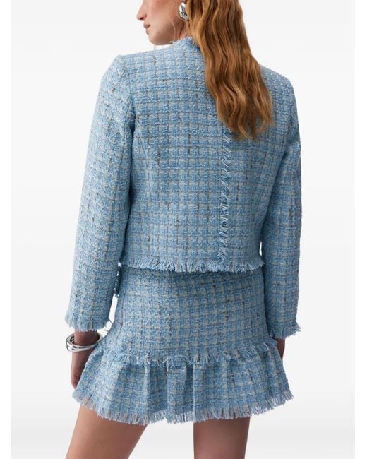 Liu Jo Blue Smart Bouclé Jacket
