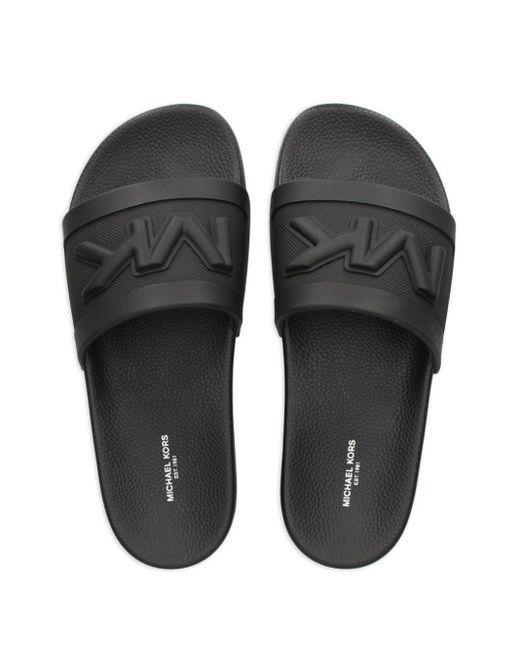 Michael kors flip flops mens white deals